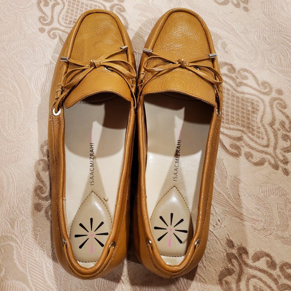 Isaac Mizrahi leather driving loafers size 9.5